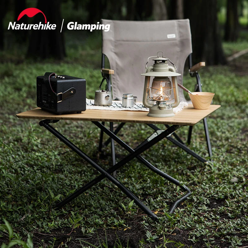 Naturehike Outdoor Portable Big Bamboo Table Camping Folding