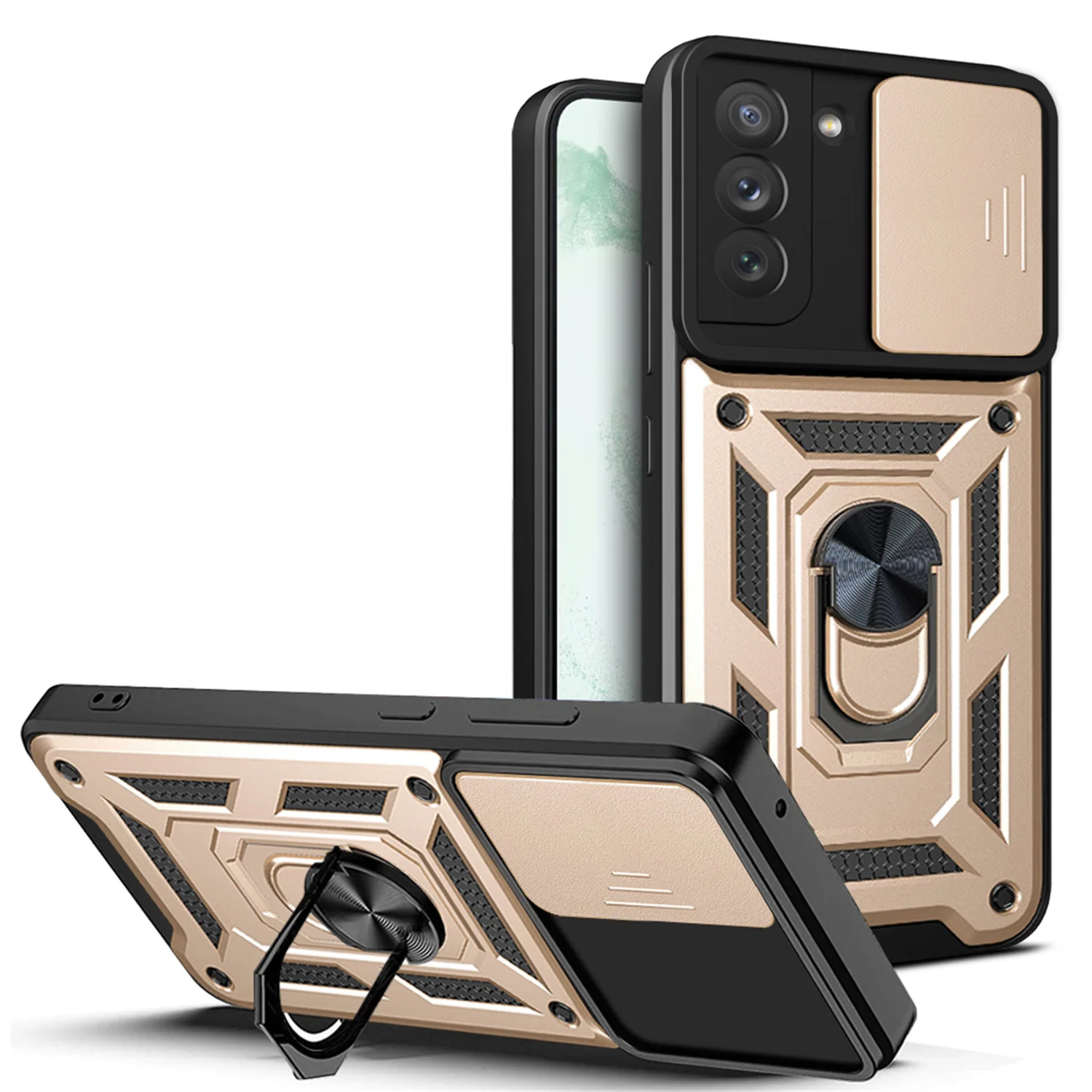 Premium Magnetic Car Phone Holder Case - Shockproof Armor Design