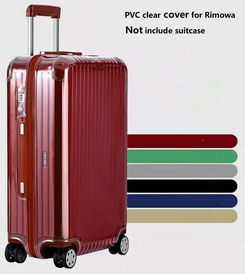 Luggage Cover for Rimowa Essential Suitcase Protector Covers PVC Clear Dustproof Protecter Cases 20"22"24"28"30"33"