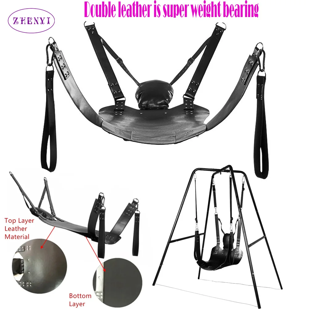 Super Load-Bearing 2 Layer Sex Hammock Swing Chair Sling Bed Pillow BDSM Bondage Sex Toys Couples Adults Toys Shop