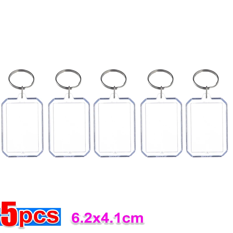 Customizable Clear Acrylic Keychain Frame - Perfect