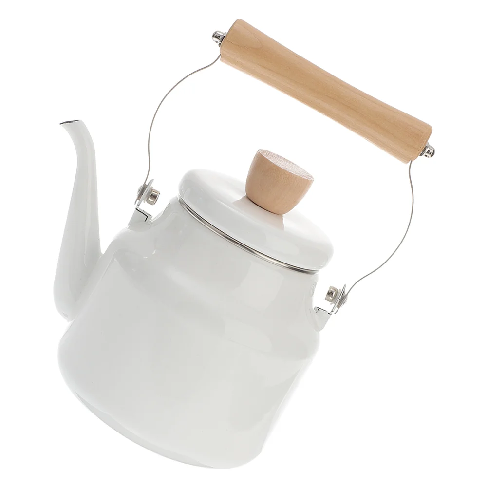 

Thickened Enamel Whistle Kettle Boiling Water Pot Induction Cooker Tea Kettles Con Todo Coffee