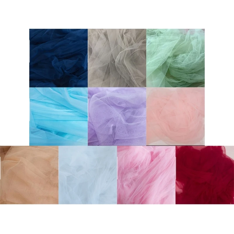 

10x1.5m Newborn Photography Props Baby Girls Yarn Wrap Blanket Breathable Studio Photo Shoots Background Accessories