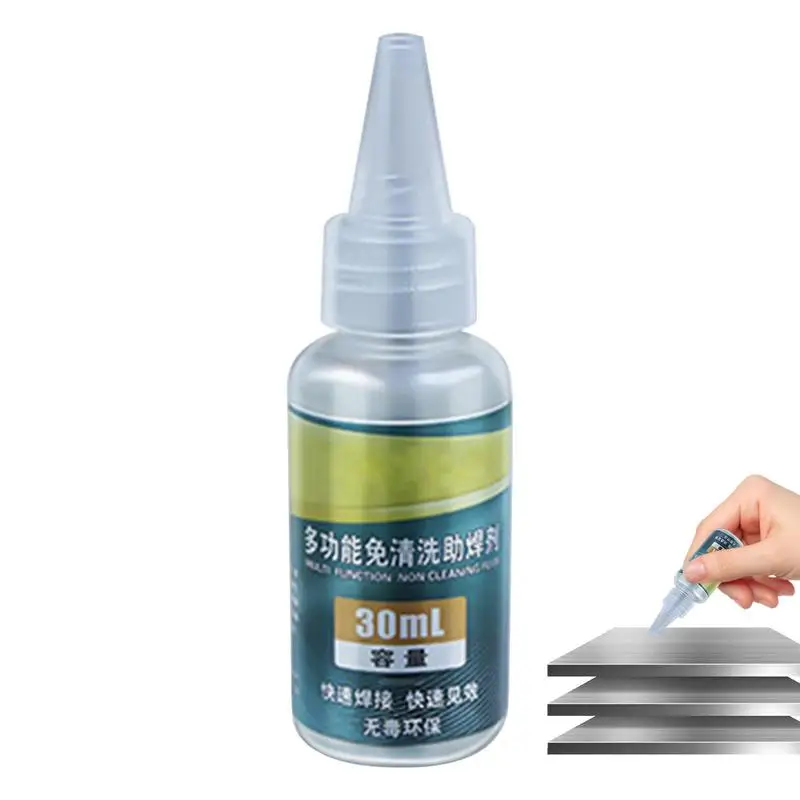 Stainless Steel Flux Fluid Quick Welding Tool Flux Paste Soldering Paste Liquid Multifunction Soldering Paste For Galvanized stainless steel liquid flux 30ml