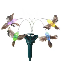 Solar - Powered Butterfly Garden Ornaments - Waterproof Decorative Craft (Bird)