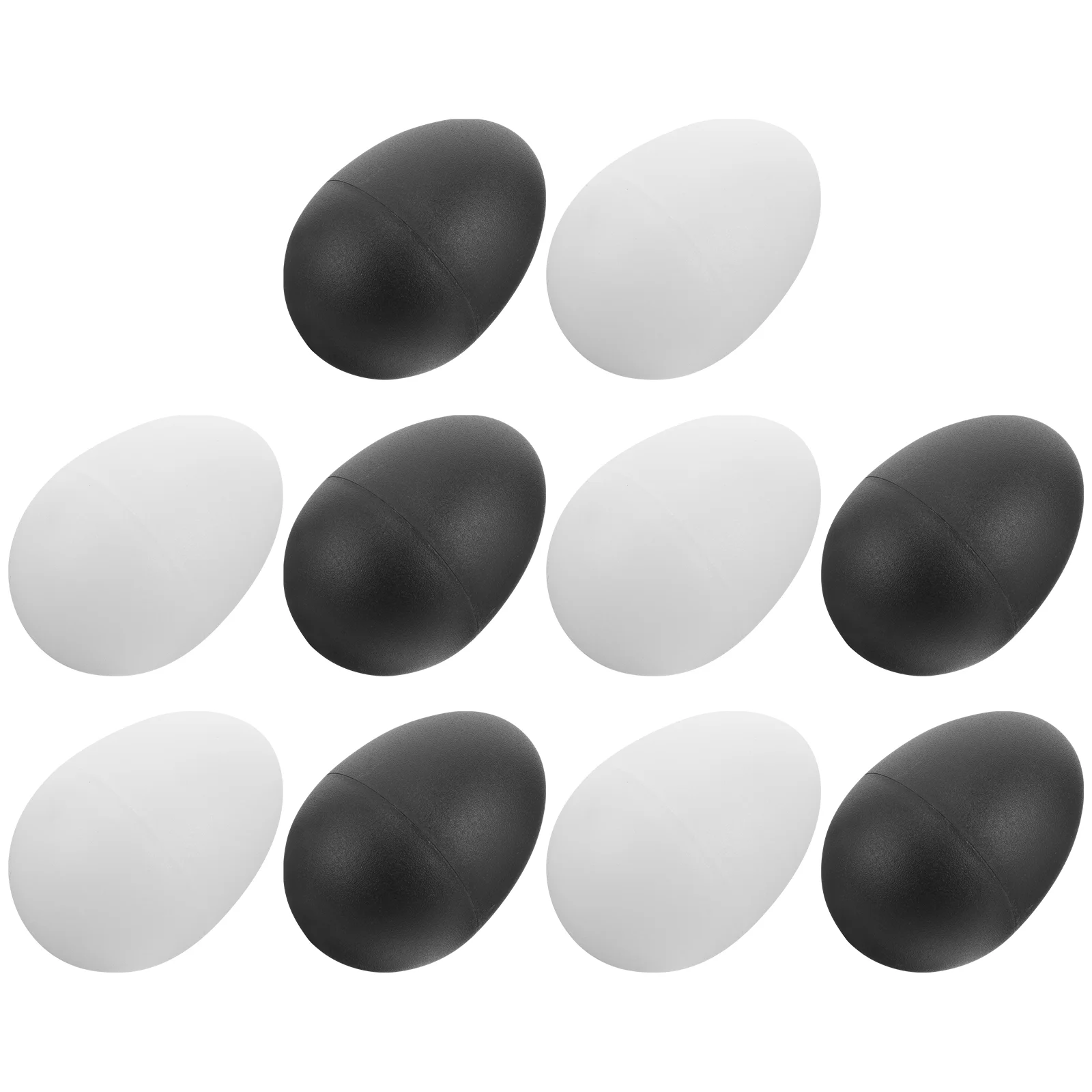 10 Pcs Sand Egg Musical Instruments Kids Adults Hand Shaker Toys Plastic Egg Shakers Maraca Eggs Percussion Tools