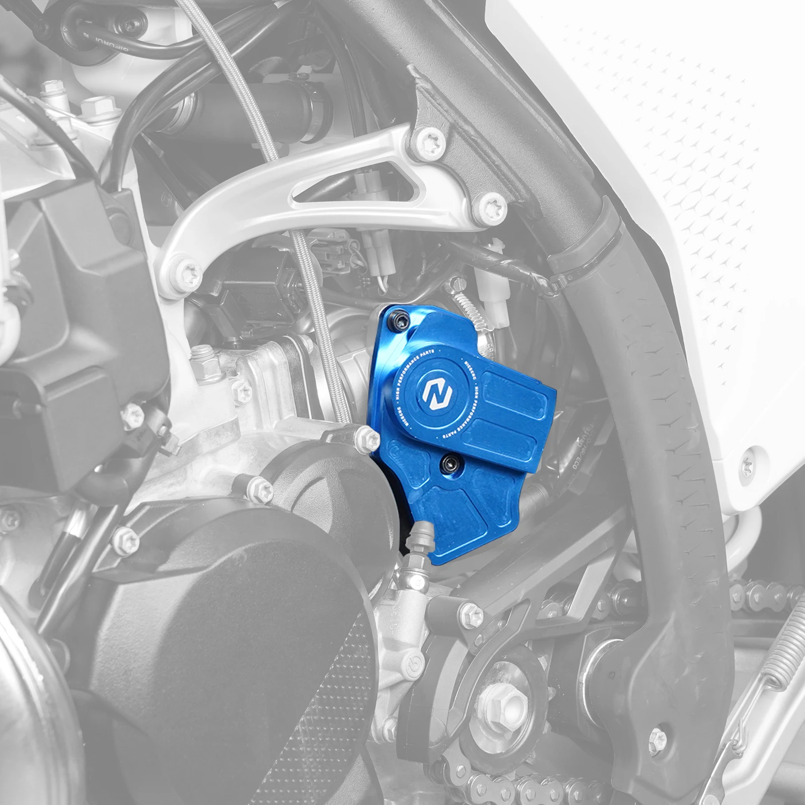 NICECNC Für 2025 2024 KTM EXC 300 EXC XCW 300 250 150 125 SX XC 2023 Husqvarna TE300 Motorrad TPS Drosselklappengehäuse Schutzabdeckung – Detail 18