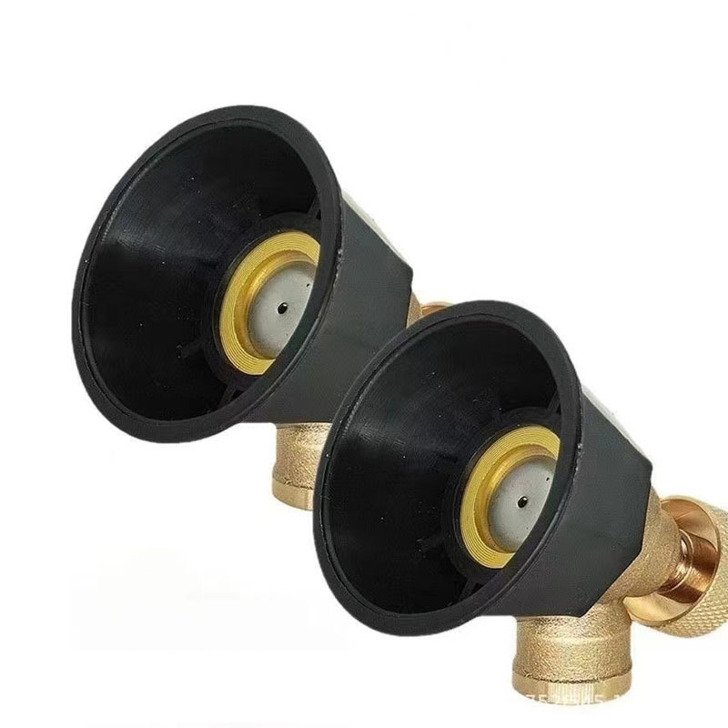 Agricultural Air Vortex Spraying Nozzle Adjustable Copper Water Outlet Nozzle For Flower Grass Gardening Sprink High-Pressure