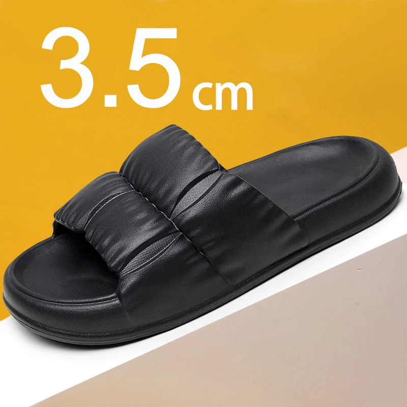 Summer Thick Sole Cloud Slippers Women 2022 New Soft Bottom Platform Sandals Woman Plus Size 45 Non-slip Beach Slides Flip Flops 