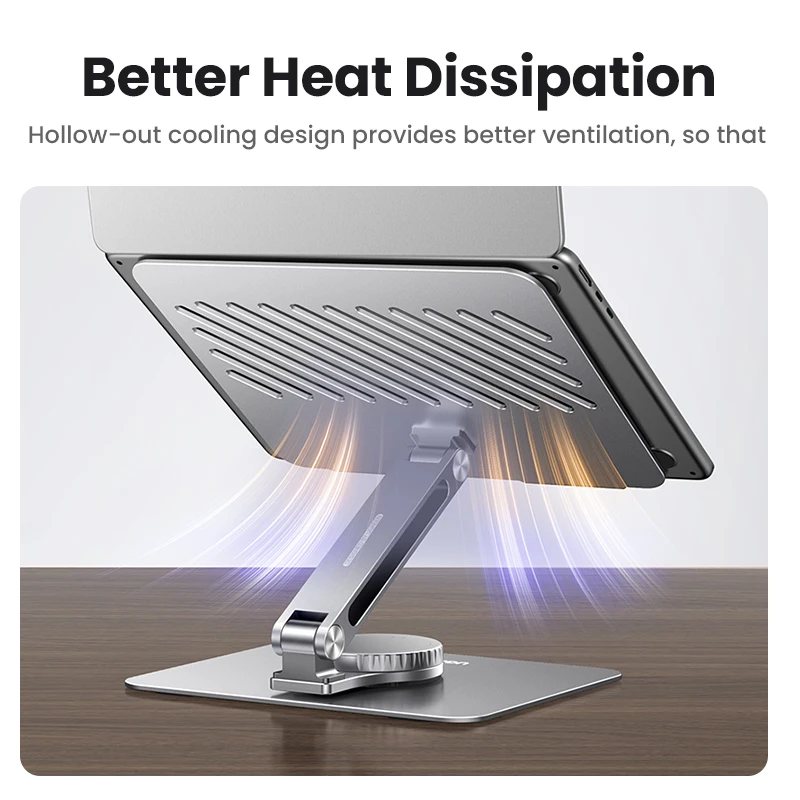 UGREEN Laptop Stand For Macbook Air Pro Laptop Support Macbook Pro Aluminum Vertical Notebook Stand Tablet Stand Laptop Holder images - 6