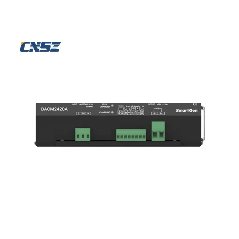 

20A BACM2420A Two or three stage charging 12V/24V 20A Operating power range : AC(100~277)V smartgen HGM