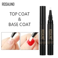 ROSALIND Base Top Coat Gel Pen Nail Polish Pen Nail Art Design Gel Semi Permanent UV/Led Lamp Varnish Hybrid Color Nail Polish 1