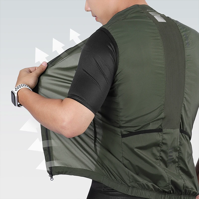 WEST BIKING Lightweight Reflective Cycling Vest Spring/Summer MTB Bike Sleeveless Jersey Breathable Clothes Outdoor Sports Gilet