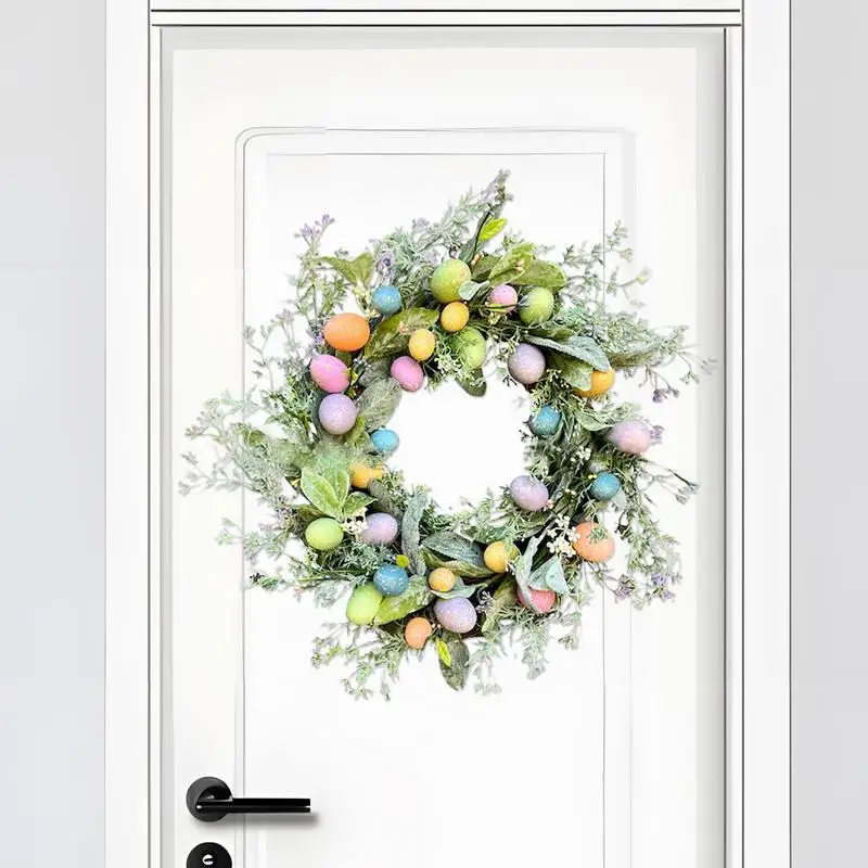 Outdoor Easter Door Decorations Garland Home Egg Decoration Decoration Props Easter Wreath