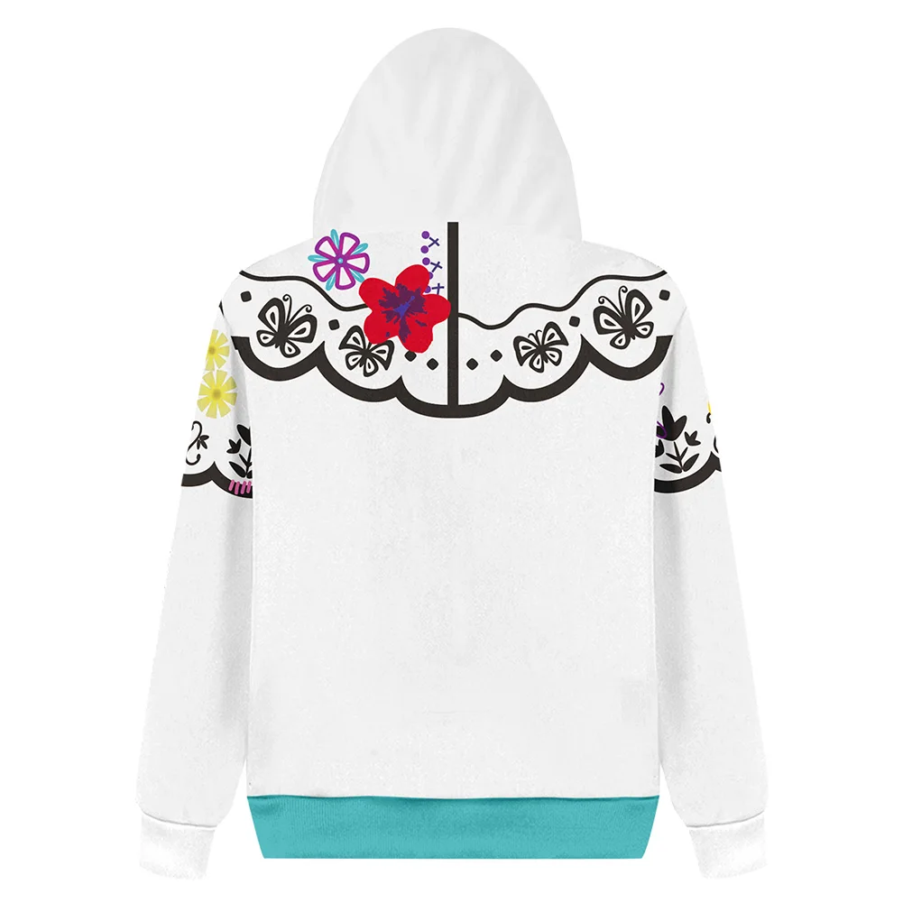Anime Mirabel Madrigal Cosplay Hoodie 3D Printed Hooded Sweatshirt Men Women Casual Streetwear Pullover