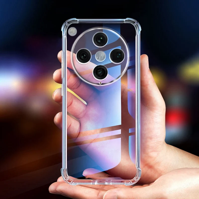 Enhanced Airbag Buffer Shockproof Clear Soft TPU Case