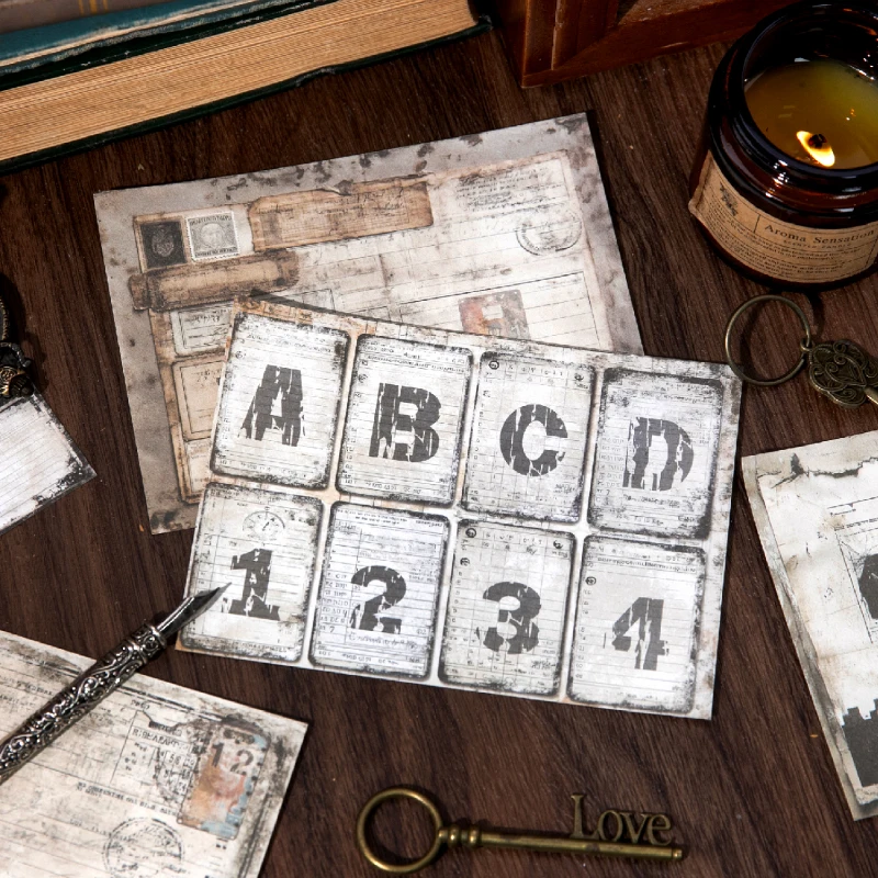 Vintage Philosophical Thoughts Paper Pack: 100-Piece Set for Junk Journals, Scrapbooking, and DIY Crafts