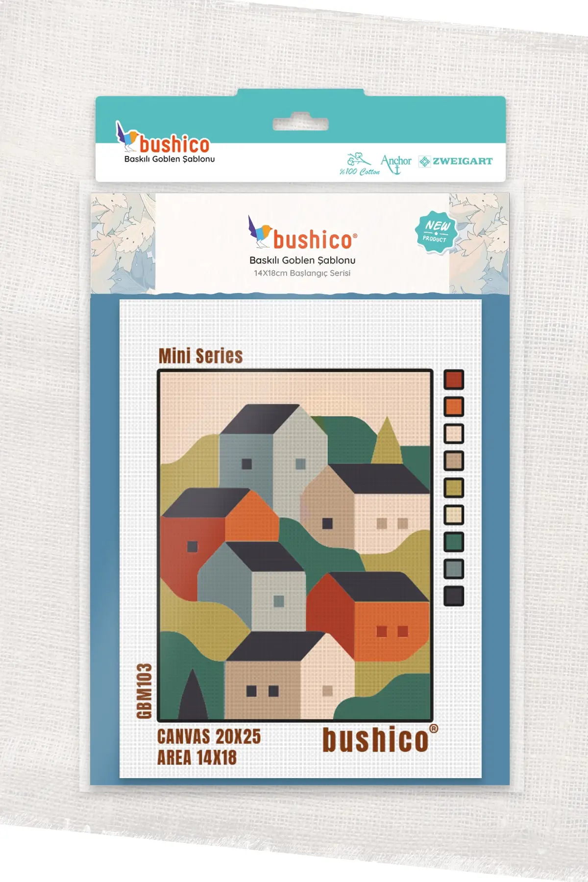 

Cinque Terre - Mini Series Printed Tapestry 20x25cm Embroidery Kits Hobby Supplies & Entertainment Living