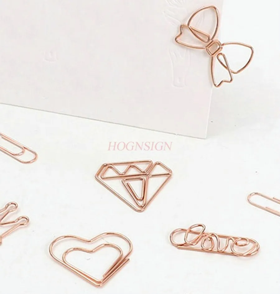 20개입 종이 클립 하트 모양 꽃꽂이 고정 바늘 꽃 포장재 꽃다발 카드 클립