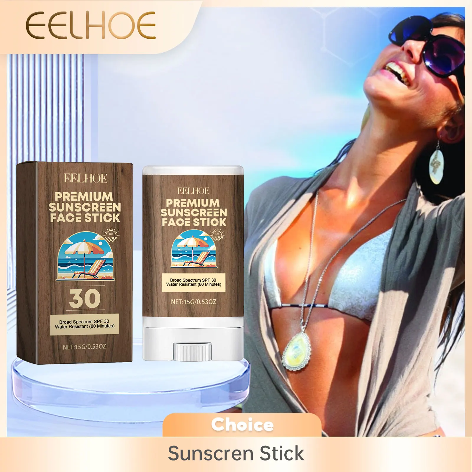 Sun Cream Stick UV Protection Sunblock Isolation Sunscreen Face Sunblock Waterproof Sunscreen Moisturizer Skin Protective Cream