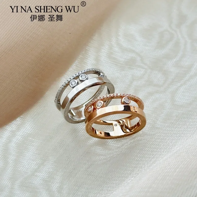 S925 Sterling Silver French Luxury Jewelry Fashion Women's Ring Exquisite and Elegant Style Ring Daily Wear with Accessories