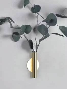 1/3PC creativo vaso dorato rosa supporto da parete vaso da fiori in acciaio inossidabile decorazione di nozze per la casa per vaso a specchio da parete del soggiorno 1