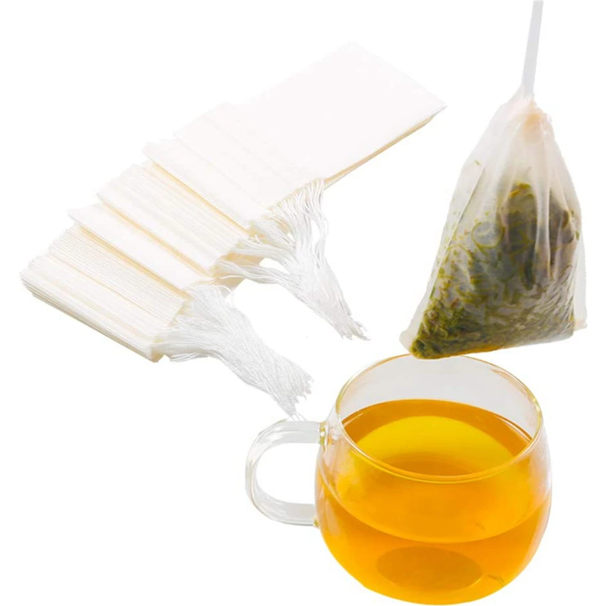Tea Bags 100Pcs Disposable Tea Bags Filter Bags for Loose Spice Disposable Tea Filter Bags Disposable Tea Bags
