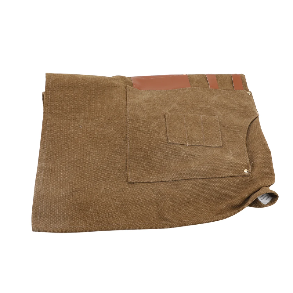 Waterproof Leather Tool Apron with 8 Pockets