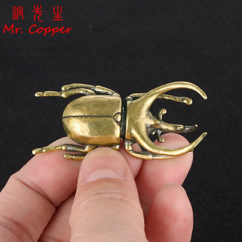 Vintage Copper 2020 New Design Corn Rat Kiss Love Figure Small Ornaments Brass Corn Mouse Heart Desk Decoration Keychain Pendant