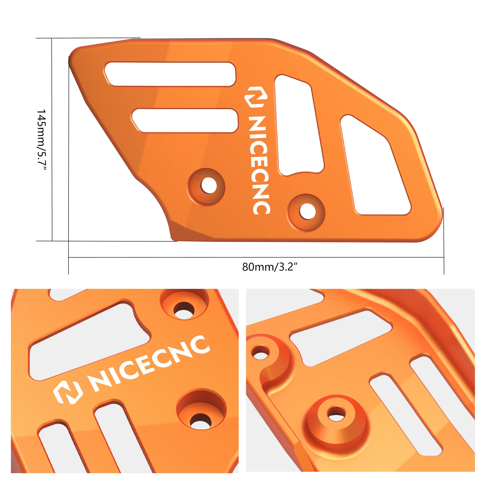 Für KTM 890 Adventure 890 Adventure R 790 Adventure/Adventure R 2019-2025 Husqvarna NORDEN 901 Hinterer Bremszylinder-Schutz – Detail 2