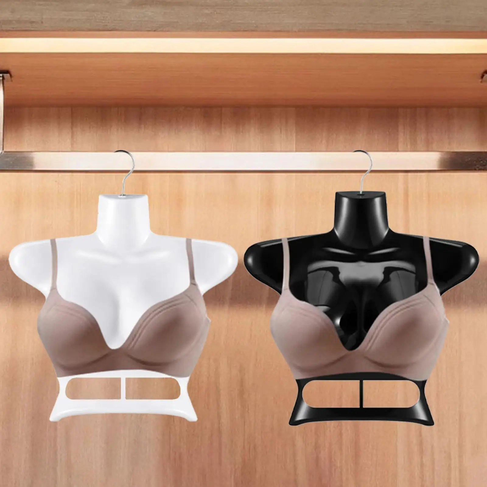 Mannequin Torso Hanging Mannequin Torso Female Mannequin Hanger Half Body Display Clothes Display Rack Dress Form for Market Commercial Malls
