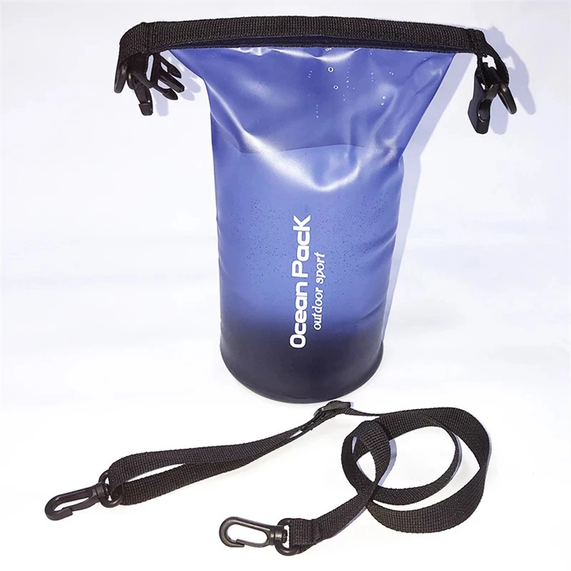 PVC Waterproof Bag 2L 5L 10L 15L 20L Outdoor Swimming Bag Diving Compression Storage Dry Bag For Man Women Kayaking Backpack