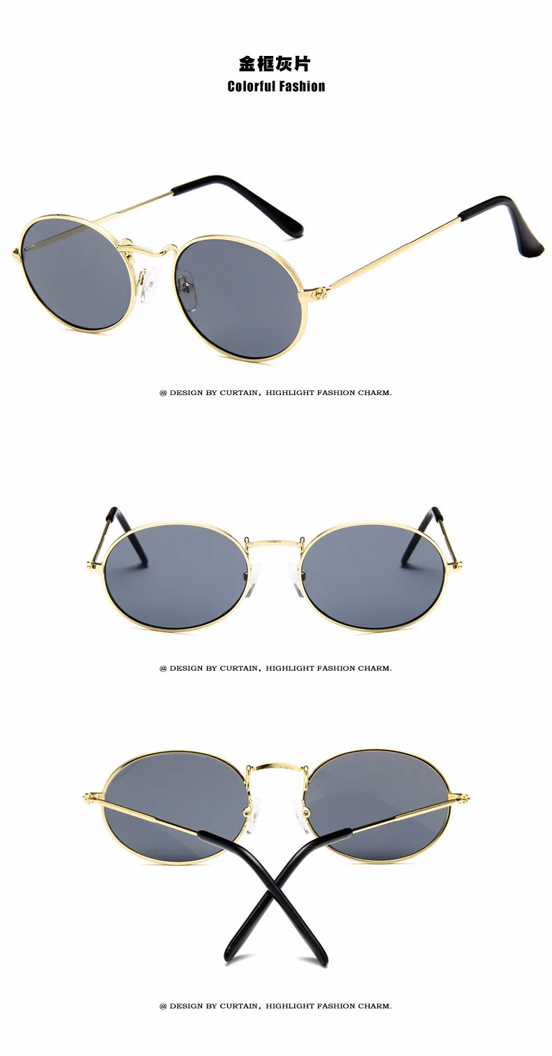 Description Picture 6 of itemWomen Female Oval Fishing Sunglasses Eyewear Driver Goggles Small Retro Vintage Sexy Round Sunglasses Frame Fishing Accessories