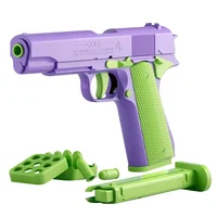 Mini Model Gravity Straight Jump Toy 3D Printed Gun Non-Firing  Cub Radish Toy Knife Kids Stress Relief Toy Christmas Gift 1