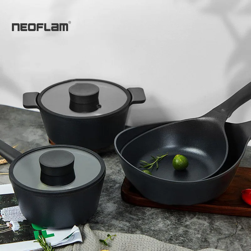 Non-stick Pot Set Household Cookware Outdoor Camping Bottom Cooking Kitchen  - Cookware Sets - Aliexpress