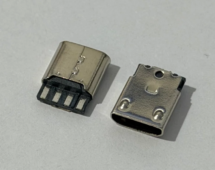 4-Punkt-USB-Steckverbinder USB2.0 Android Micro Mini Typ-C Stecker Buchse 4P 5P 7P 24P DIY USB mit PCB 26AWG 4P Kabel 1M – Detail 14