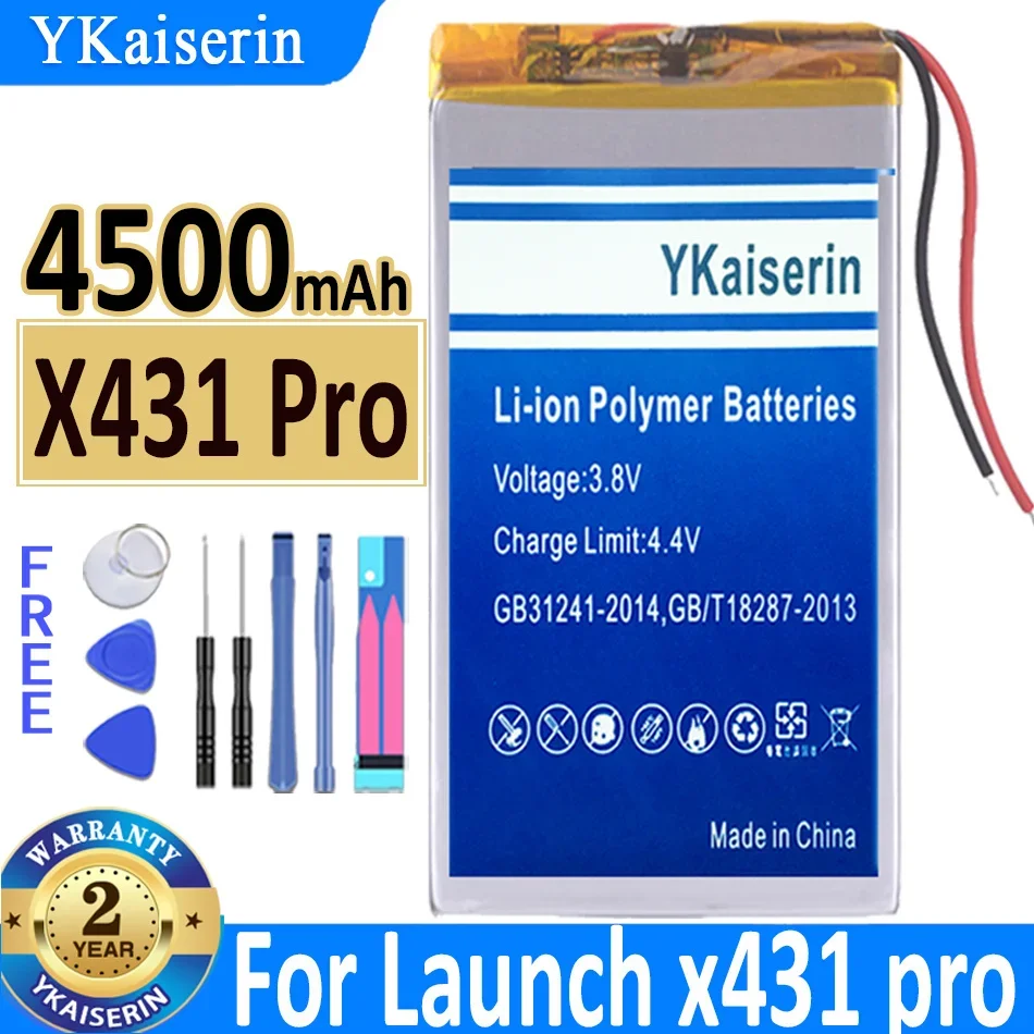Batteria Ykaiserin Da 4500Mah Per Launch X431 Pro X431Pro Mini Strumento Diagnostico Automatico Wexler.Ultima Bateria