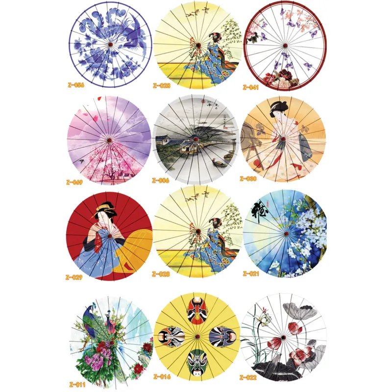 Women Umbrella no Waterproof Dance Sunscreen Chinese Hanging Roof Decor Ombrello Parapluie Femme Regenschirm Japan Umbrella japanese umbrella