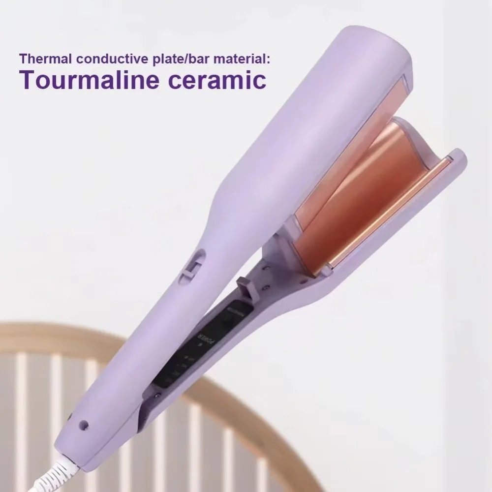 Large Curl 32MM Water Wave Hair Curler Quick Heating Plastic Casing Egg Roll Hair Curling Temperature Control