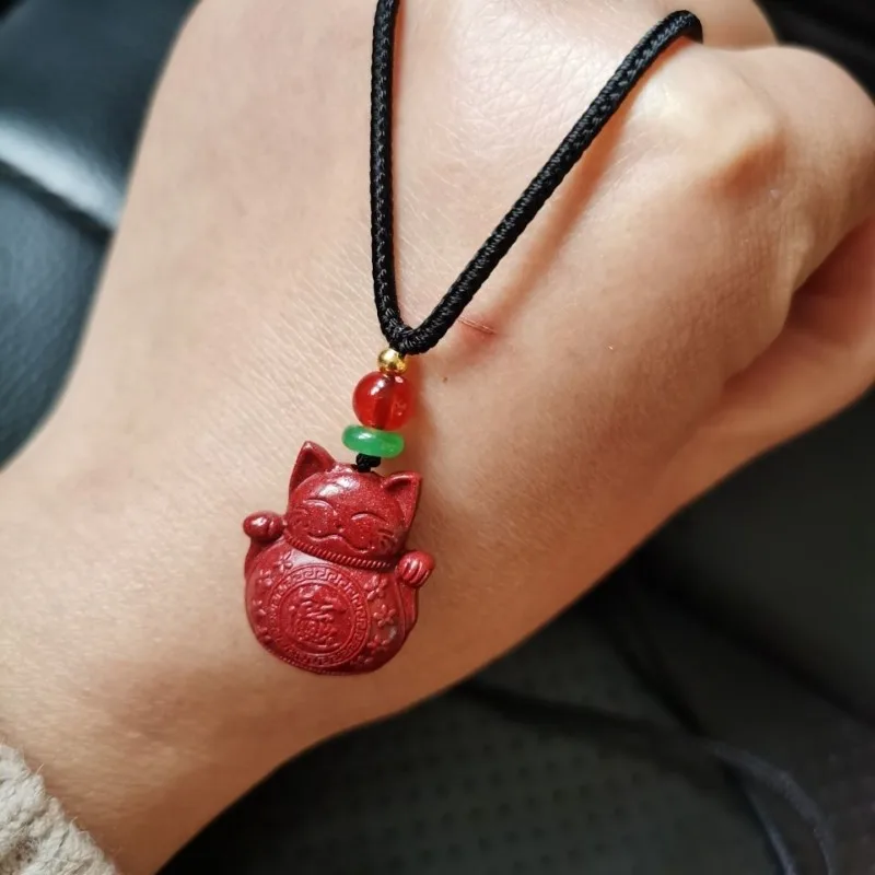 

Подвеска счастливая кошка Cinnabar для мужчин и женщин