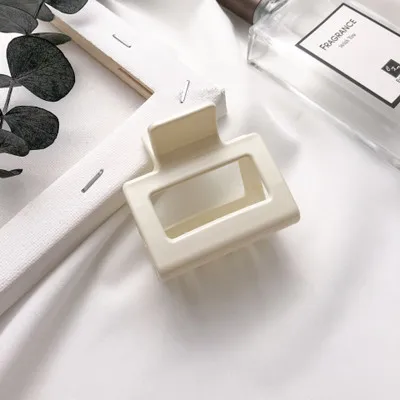 2022 New Claw Clip for Women Tough Colorful Plastic Hair Claw Large Size Hair Clamps Claw Clip Crab Chic Hair Accessories Gift B5-5cm