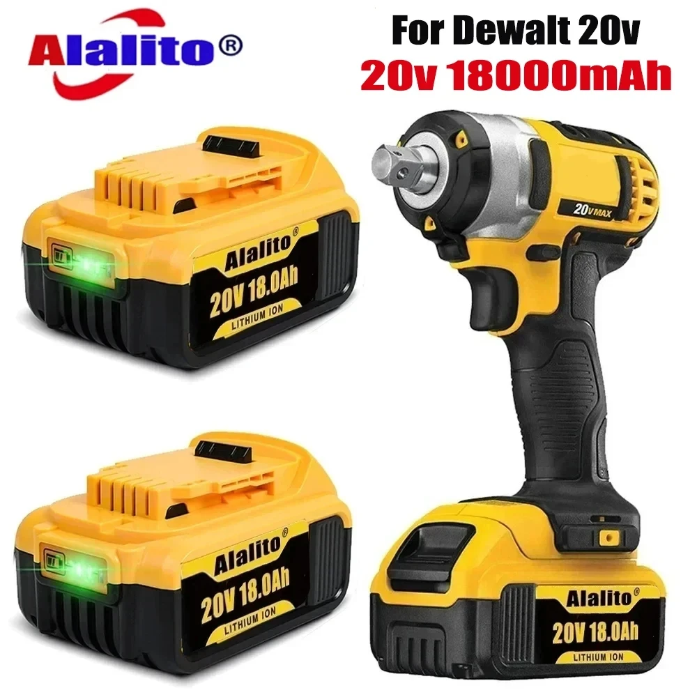 

Новейшая батарея и зарядное устройство DCB200 20 в 18000 мАч для Dewalt 18 в DCB184 DCB200 DCB182 DCB180 DCB181 DCB182 DCB201 инструменты, аккумулятор