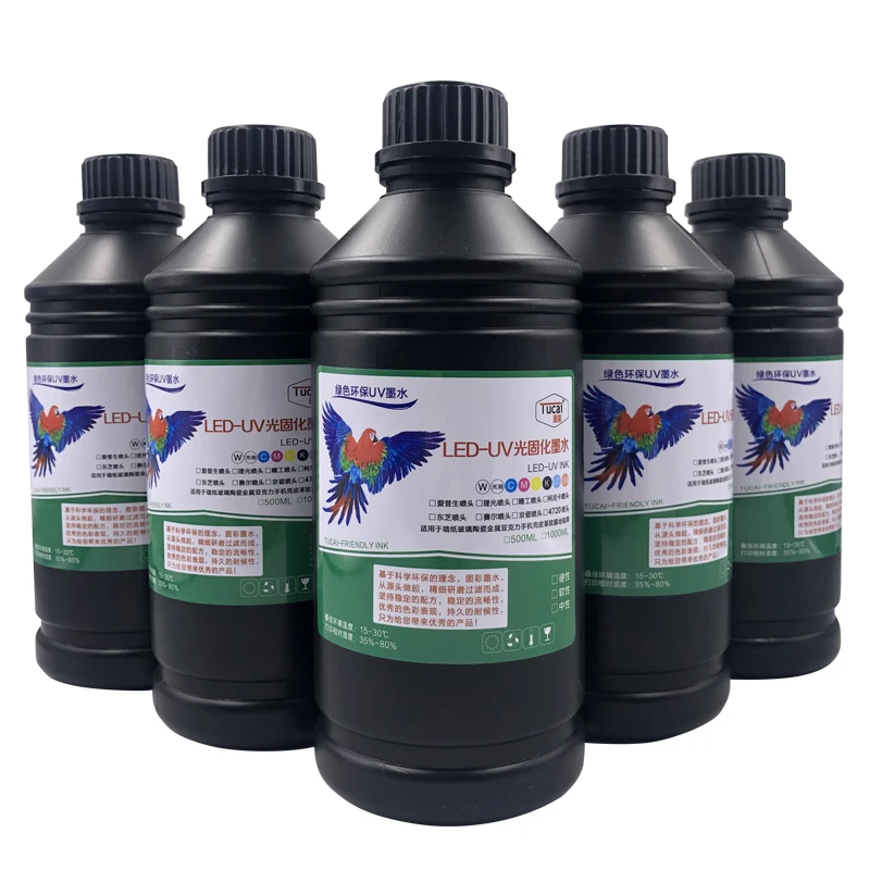

NEW 1000ML Neutral ink For Epson DX5 DX7 XP600 TX800 L1440 Printerhead for mobile phone shell acrylic flatbed printer UV ink