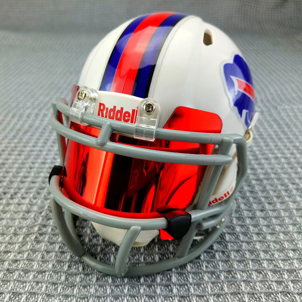 NFL Mini Football Helmet Visor Chrome 