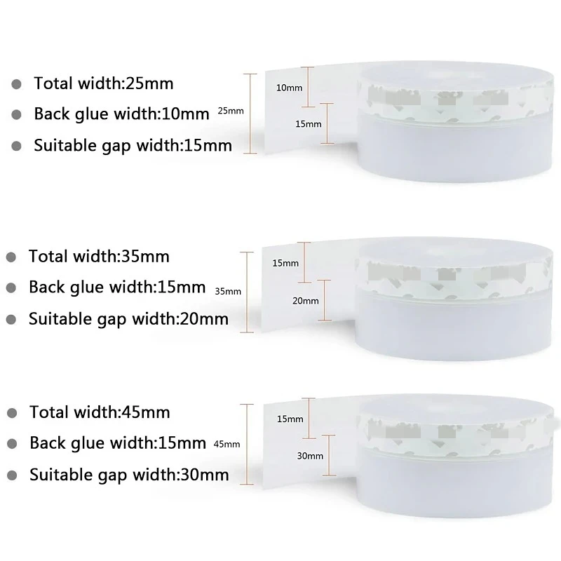 5M/10M Door Bottom Seal Strip Weather Window Rubber Seal Weatherstrip Windproof Dust Self Adhesive Door Windshield Sealing Tape door seal strip