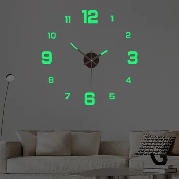DIY Luminous 3D Stereoscopic Wall Clock 1