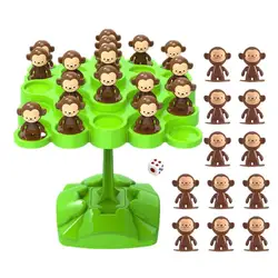 Montessori Math Monkey Balance Tree Educational Leisure Parent-child Interaction Tabletop Game Kid Learning Family Puzzle Toy