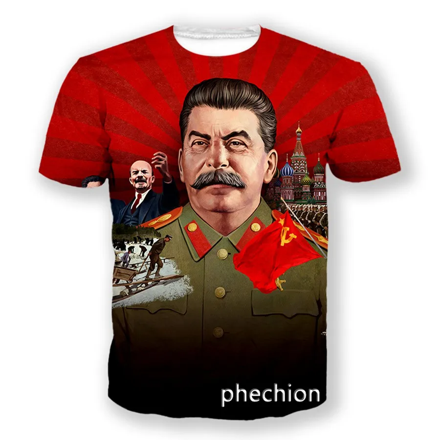Phechion nowa moda mężczyźni/kobiety Joseph Stalin 3D