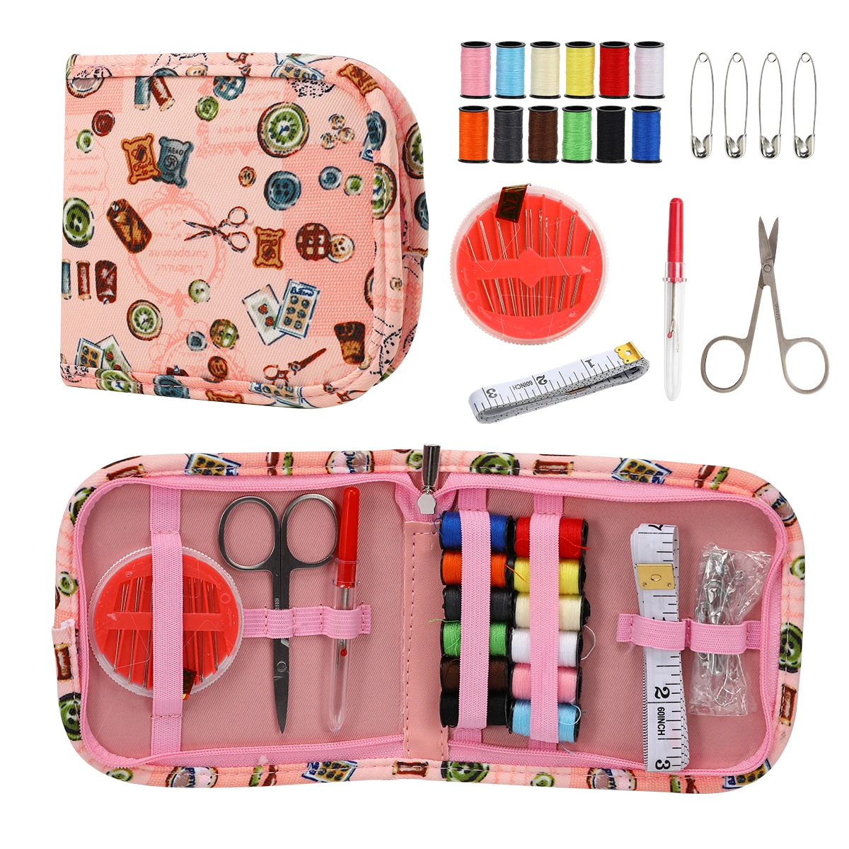 Sewing Kit Sewing Needle&Thread Organizer Set Tools Accessories Christmas Women Gift