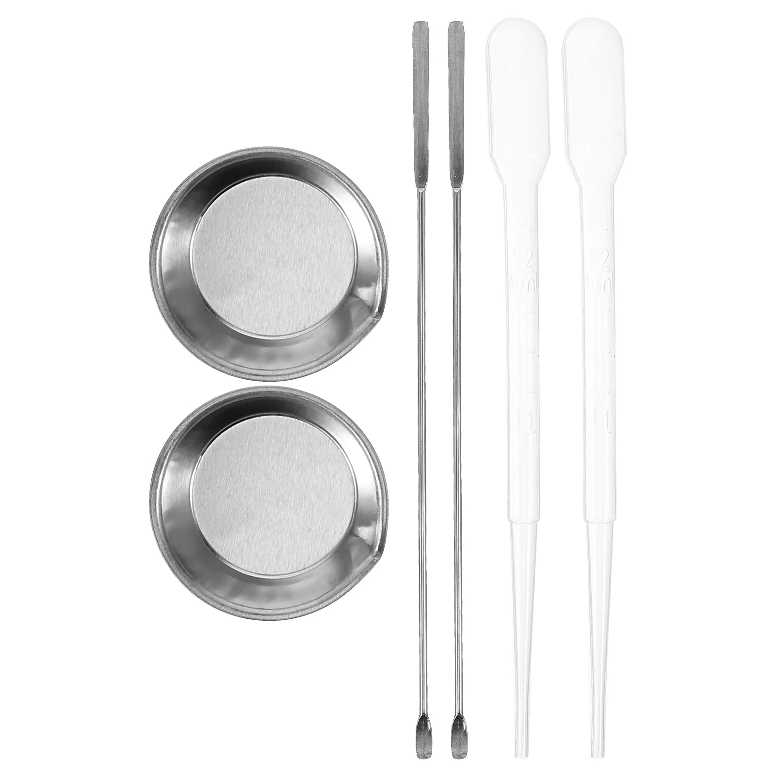Stainless Steel Paint Tray Stirrers Paint Mixing Cups Painting Trays Model Craft Tools Airbrush Kits Palette Accessories